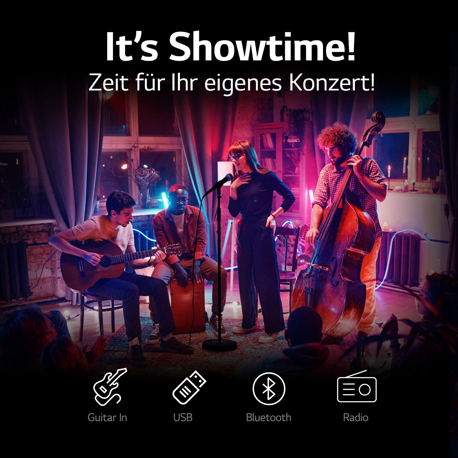 LG XBOOM RNC5 Stereo Party-Lautsprecher (Bluetooth)