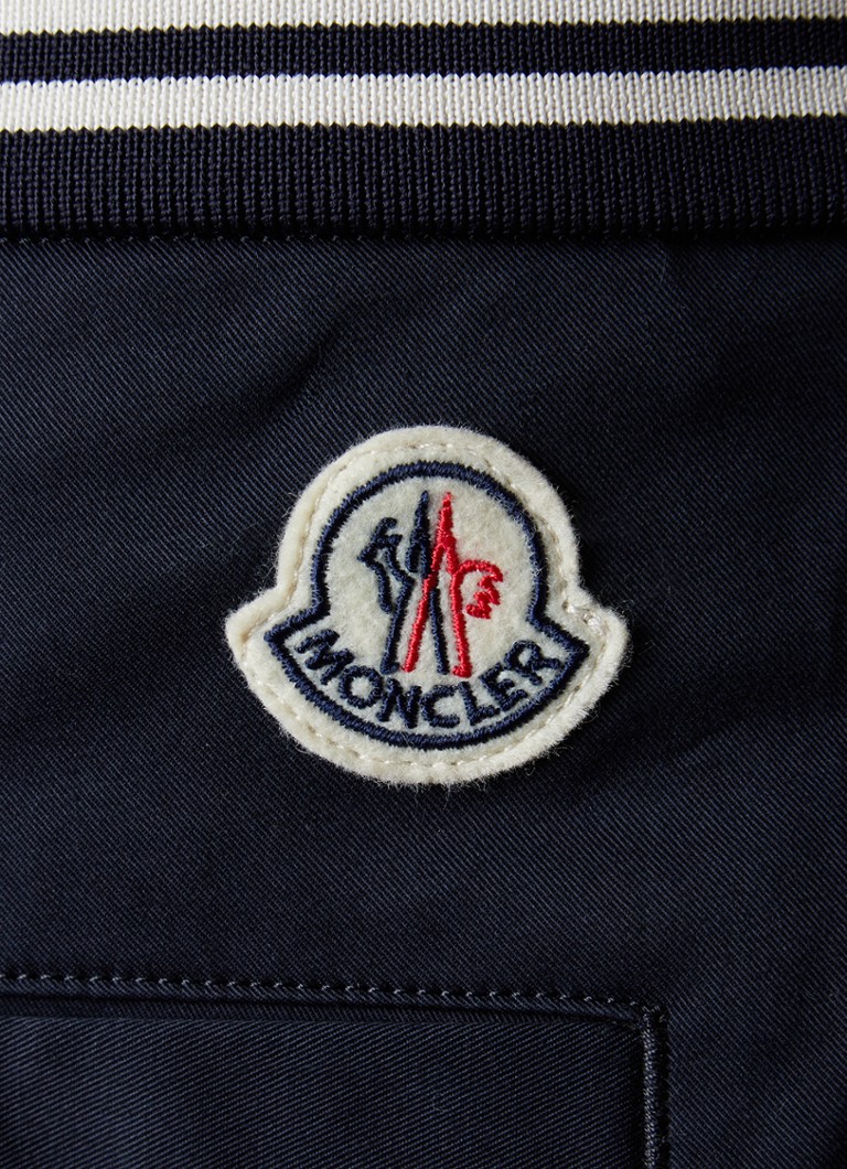 Pantaloni Moncler cu croială dreaptă și buzunare laterale