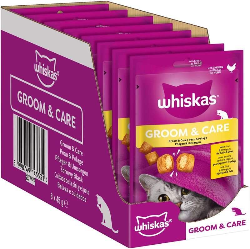 Whiskas Snacks Groom & Care zu TOP-Preisen