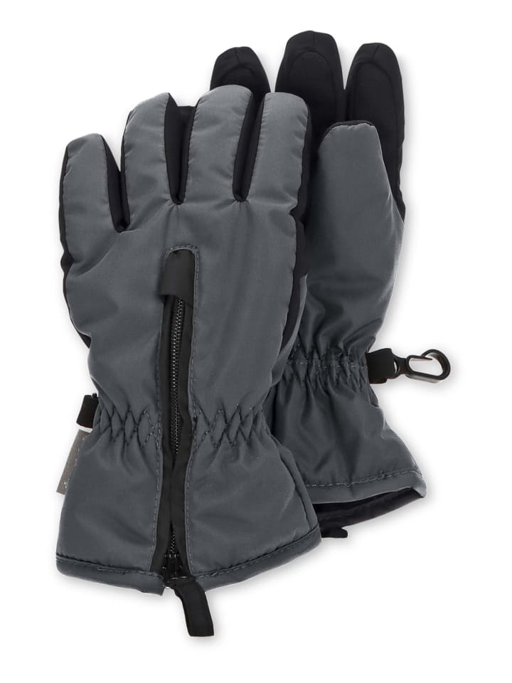 Sterntaler Fingerhandschuh zweifarbig in eisengrau günstig kaufen 6