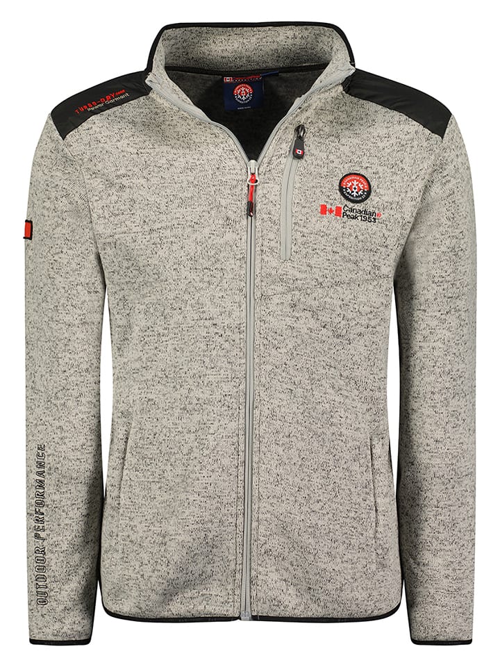 Canadian Peak Fleecejacke in Grau günstig kaufen