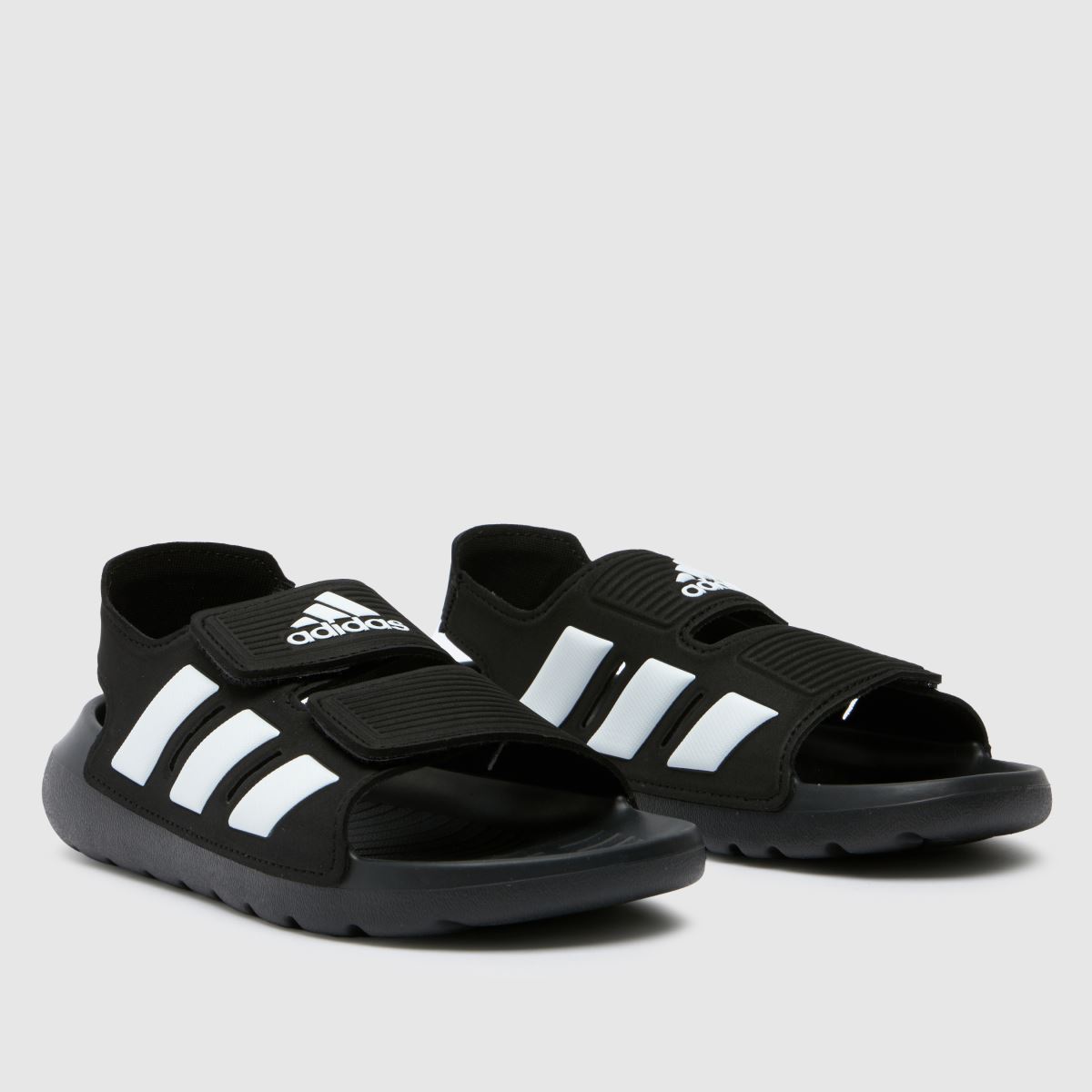 adidas svarta & vita Altaswim 2.0 Junior sandaler