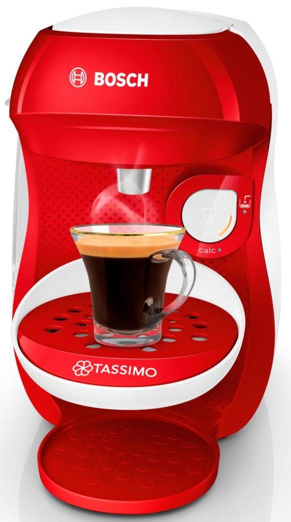 TASSIMO Kapselmaschine HAPPY TAS1006, 1400 W, vollautomatisch, geeignet für alle Tassen, platzsparend