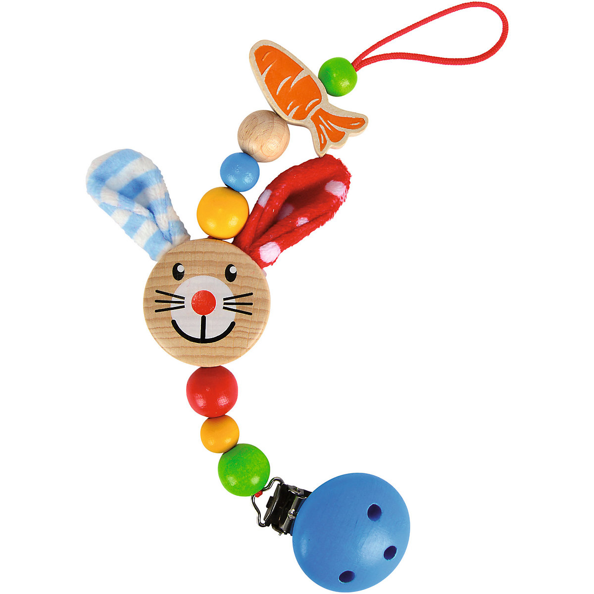 Schnullerkette Hase