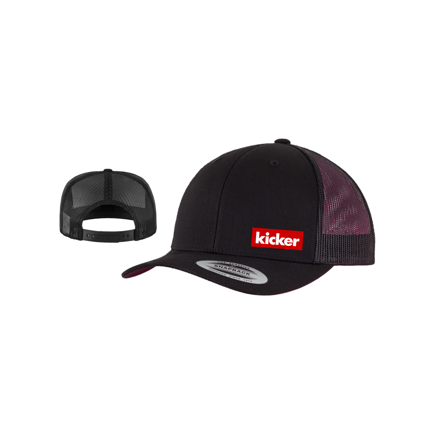 kicker Mini Box Trucker Cap Schwarz