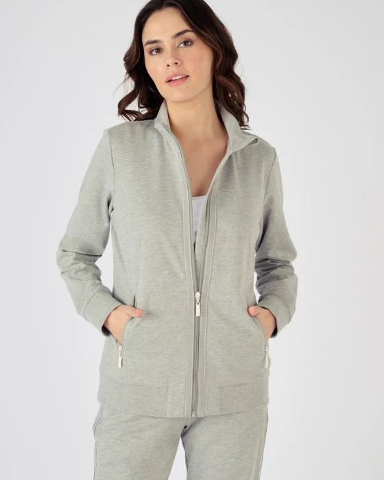 Veste de jogging zippée