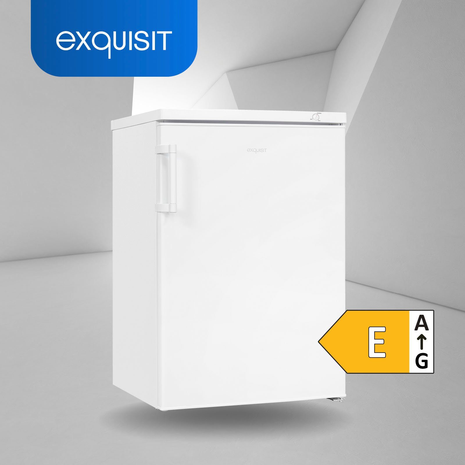 exquisit Gefrierschrank GS81-H-010E, 84,5 cm hoch, 56 cm breit