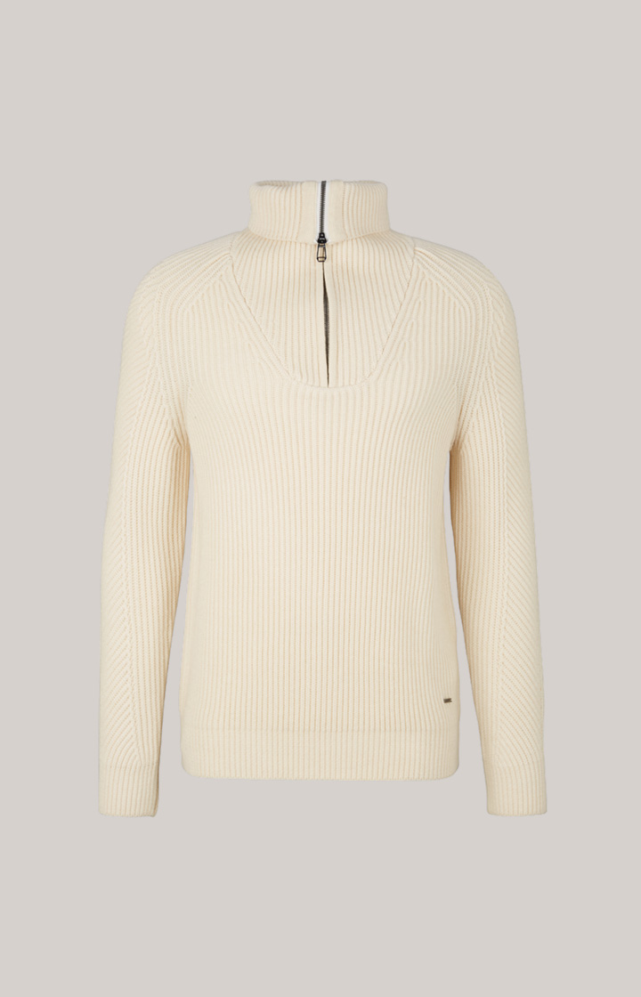 Wool-Mix-Pullover Brunor in Offwhite