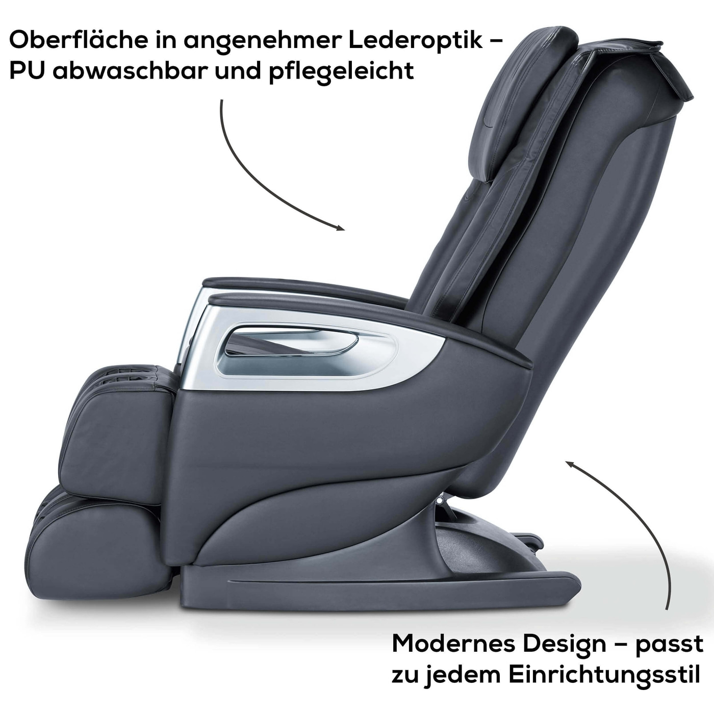 Beurer Shiatsu-Massagesessel MC 5000 HCT-deluxe-Ganzkörpermassagesessel mit 5 individuell wählbaren Massagearten & Körperscanning