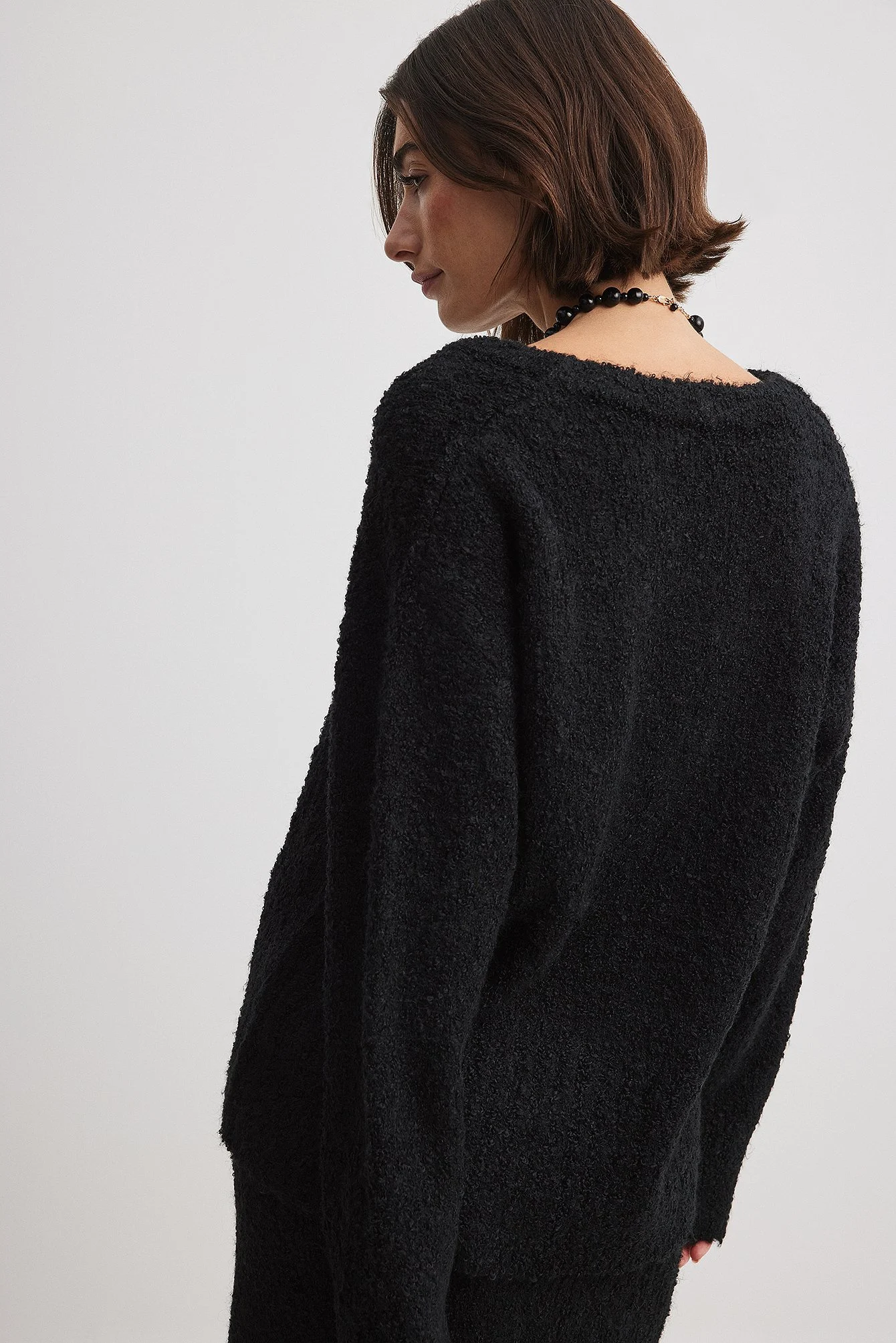 Strickpullover mit rundem Ausschnitt