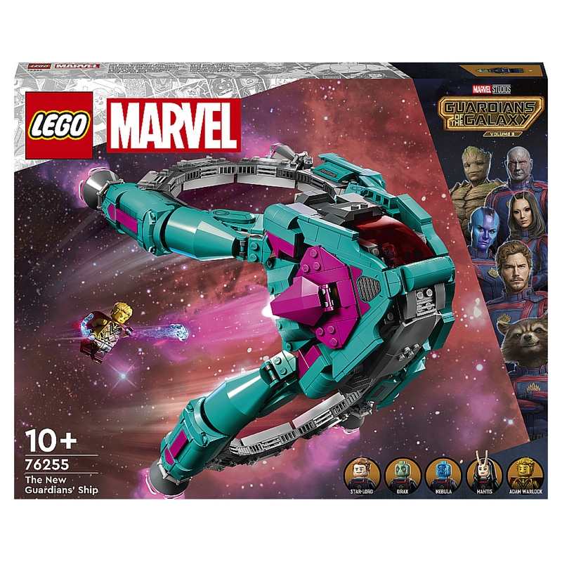 76255 Le nouveau vaisseau des gardiens LEGO® Marvel