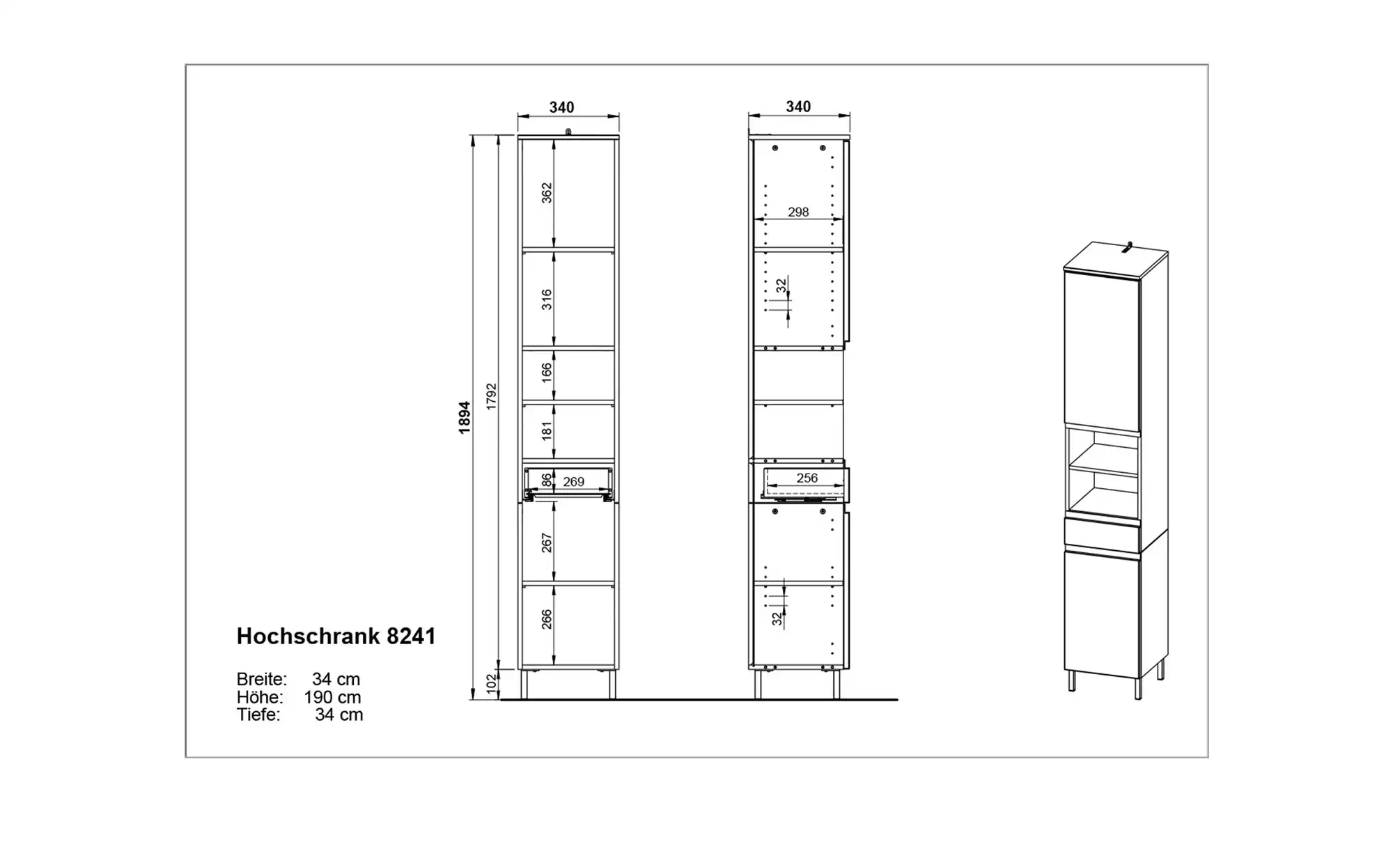 Hochschrank
