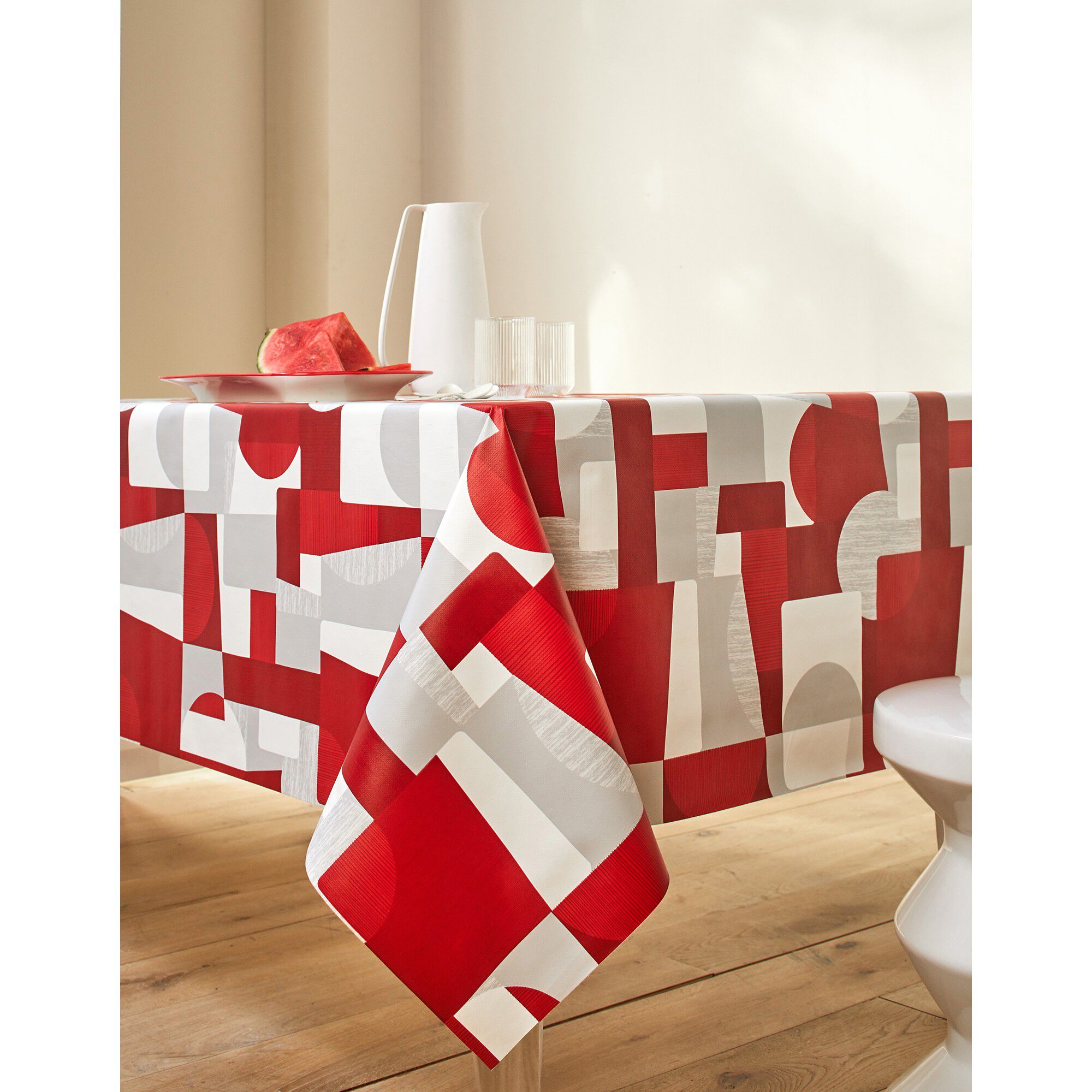Nappe toile cirée imprimé Patch duo