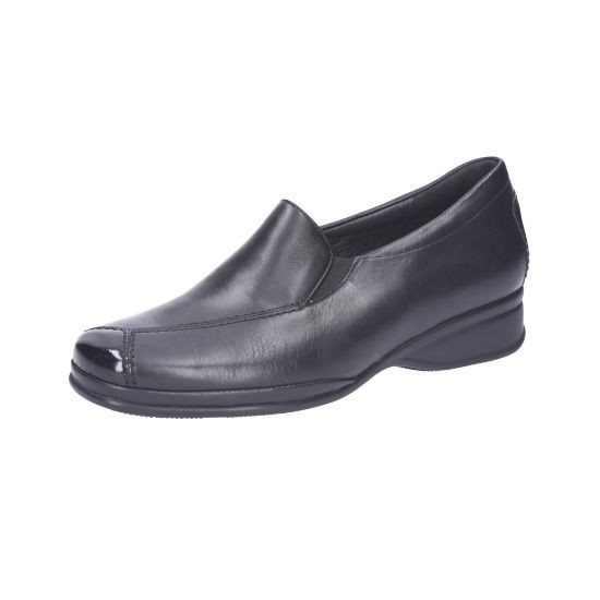 SEMLER Klassische Slipper schwarz