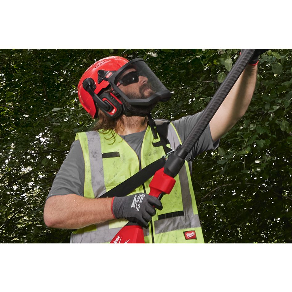Milwaukee 4933499227 M18 FUEL FTPS30-121 Akku-Hochentaster mit 30 cm Sägeblatt, 1 x 12,0-Ah-Akku und Ladegerät