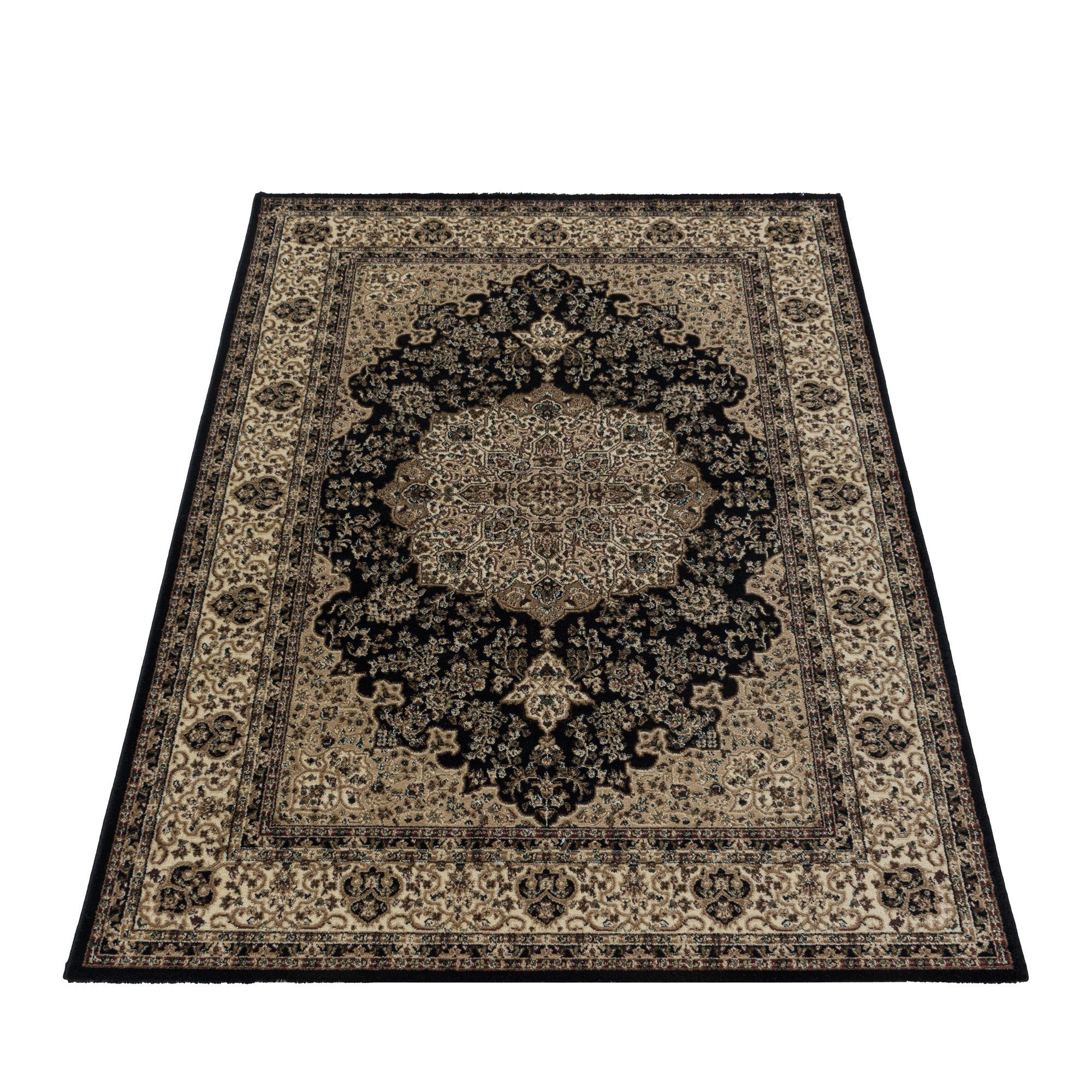 Orientteppich Orientalisch Design, Carpetsale24, Läufer, Höhe: 9 mm, Orient Teppich Wohnzimmer Orientalisch Design Kurzflor Pflegeleicht
