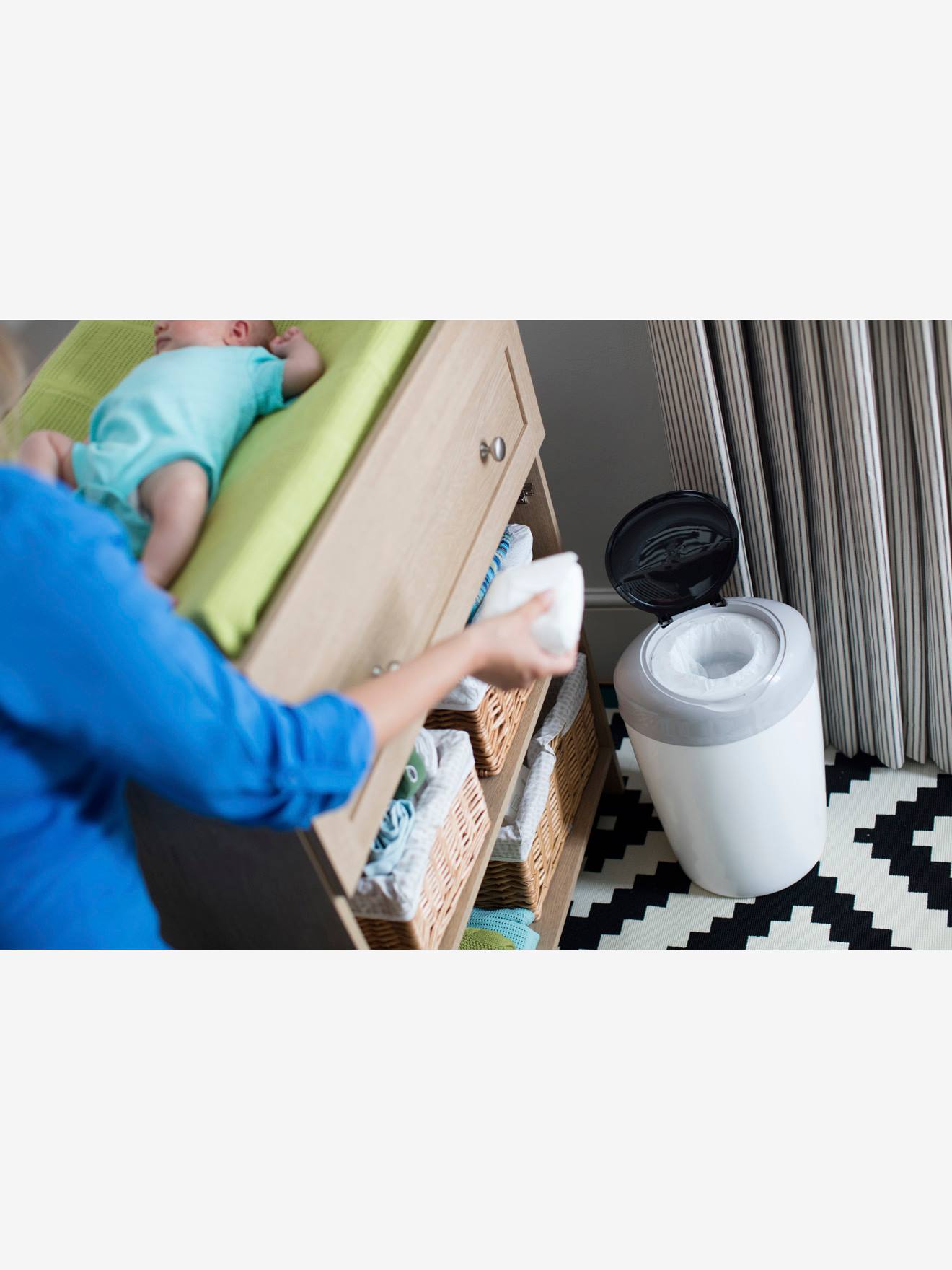 Recharges Simplee x 6 TOMMEE TIPPEE en plastique recyclé gris