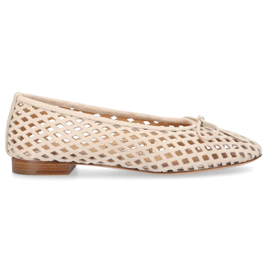 Unützer - Ballerinas 942100 Nubukleder - beige