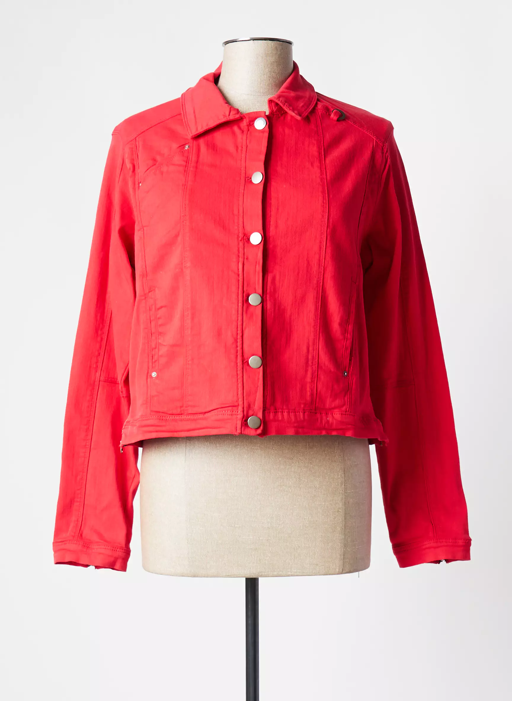 Mado Et Les Autres Vestesenjean Femme couleur rouge