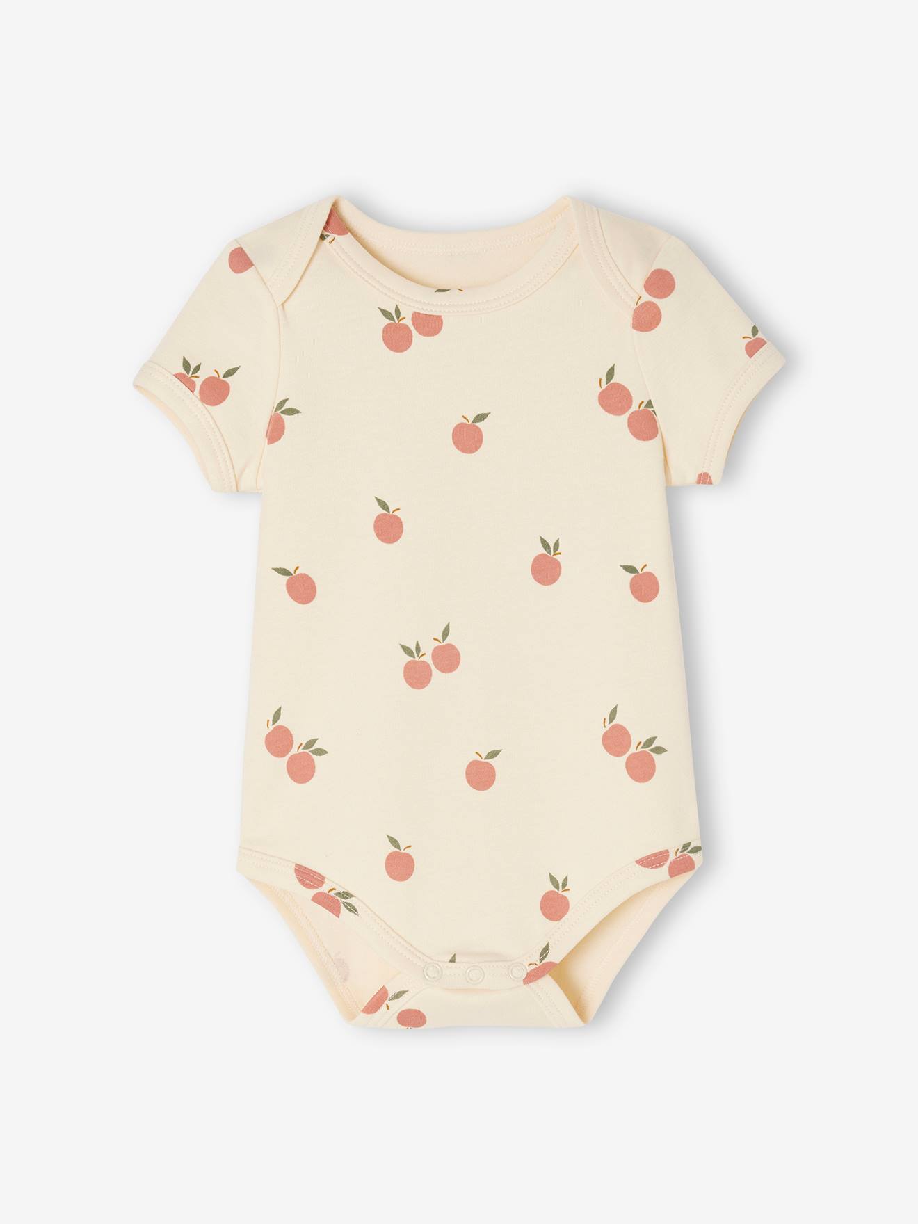 Vertbaudet 5er-Pack Baby Schlupfbodys aus Bio-Baumwolle Oeko-Tex - altrosa