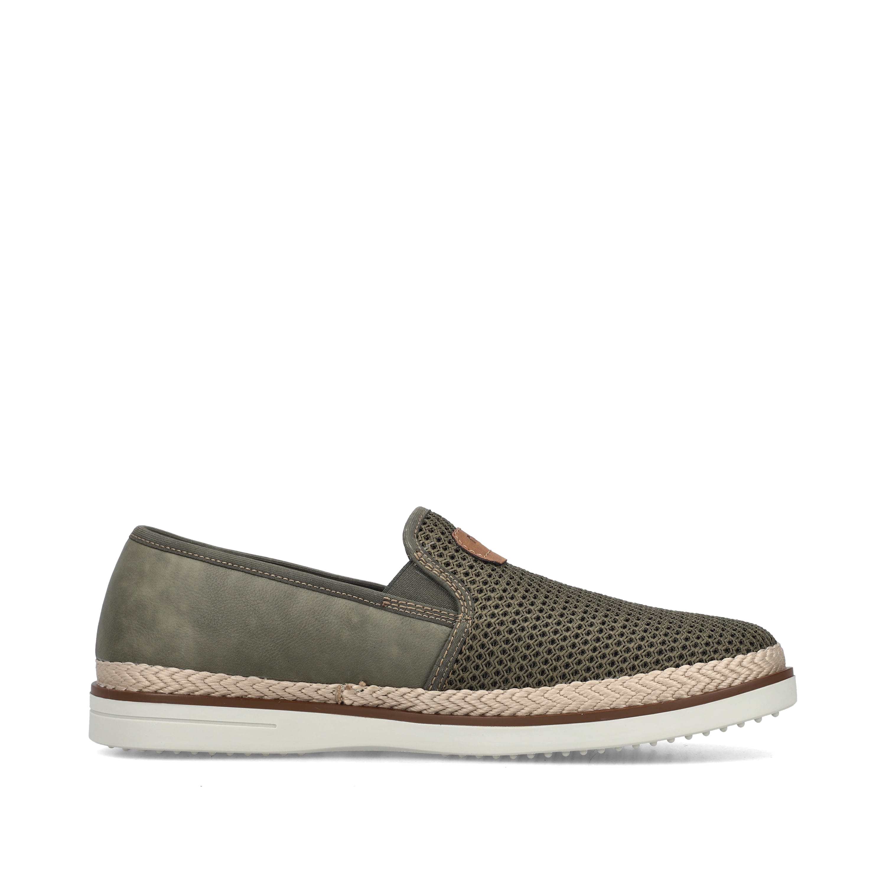 Rieker Herren Slipper khaki-grün