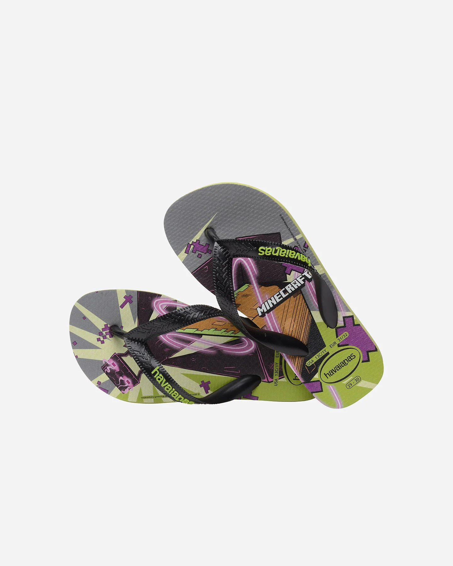 Infradito Havaianas Kids Minecraft Jr 4145125-0891
