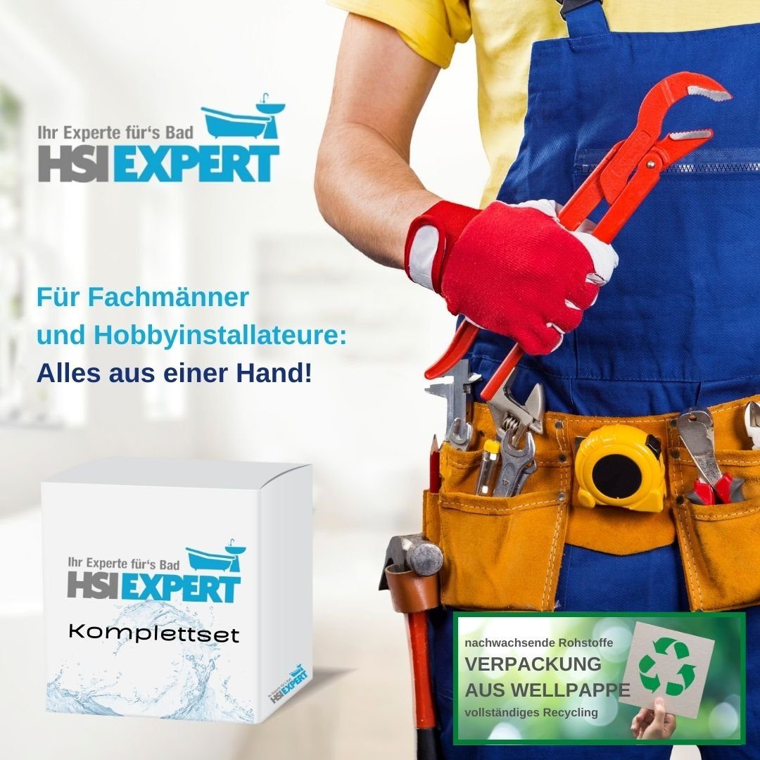 GEBERIT Vorwandelement WC Geberit Duofix Vorwandelement WC Betätigungsplatte, Komplett-Set, Mit Schallschutzset