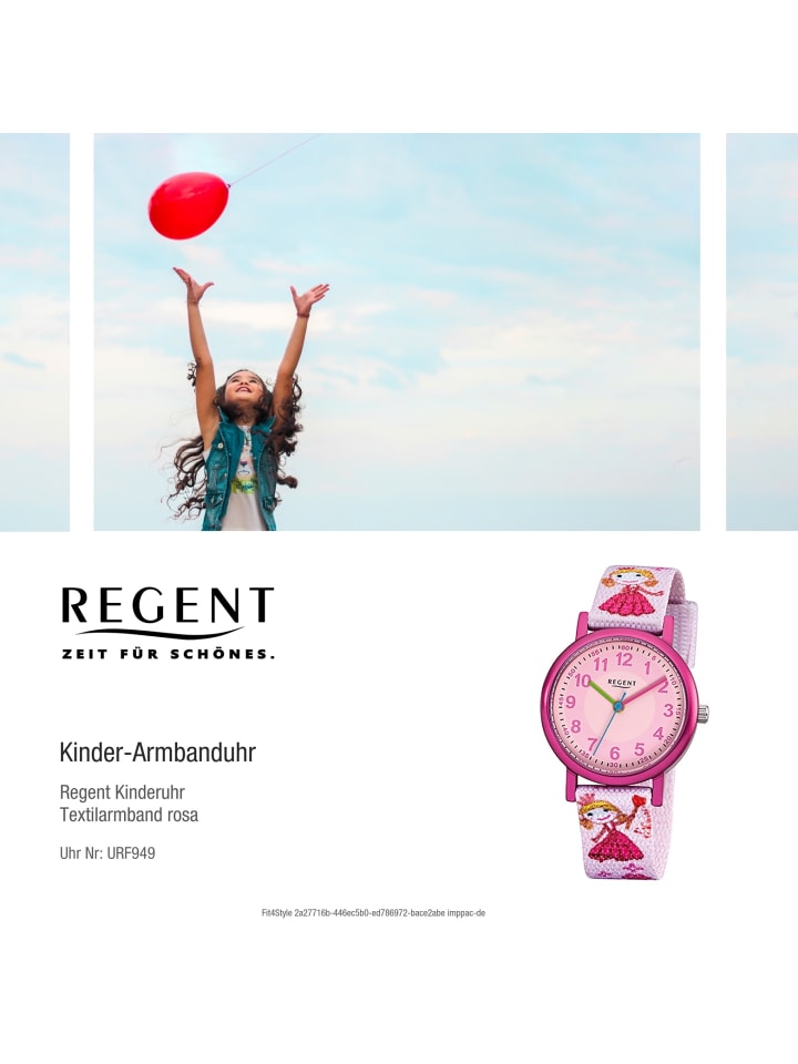 Regent Armbanduhr Regent Kinderuhren rosa klein (ca. 29mm) günstig kaufen onesize