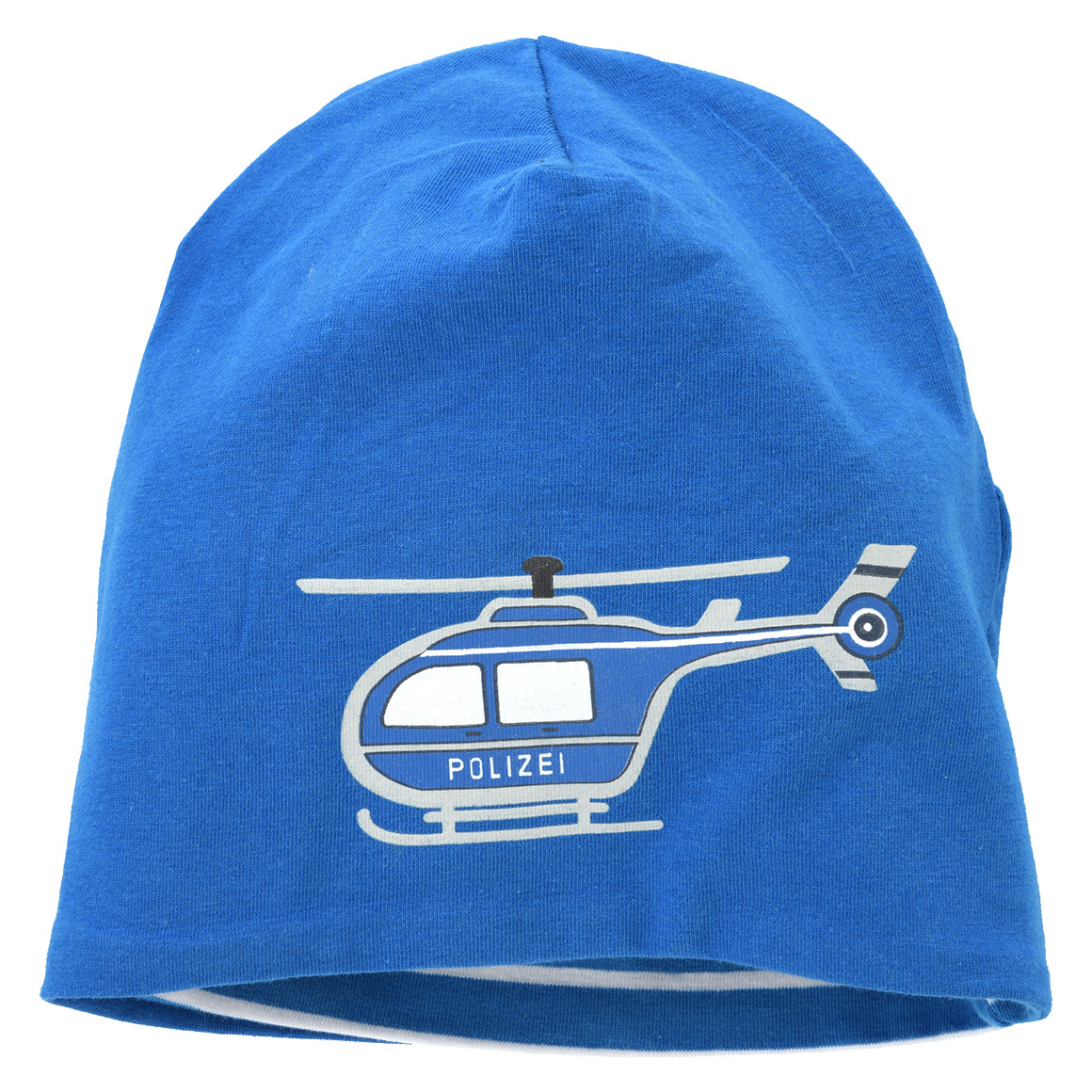 Baby Beanie mit Hubschrauber-Print
