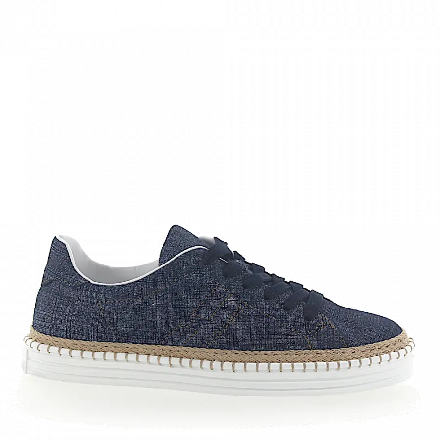 Hogan - Sneaker R260 Denim jeansblau Bast beige - blau