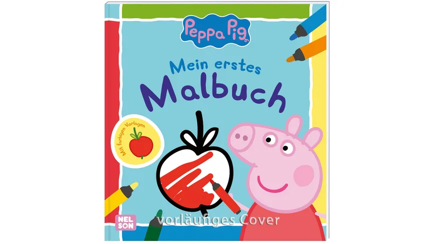 Peppa: Mein erstes Malbuch - Mit Ausmalbildern und farbigen Vorlagen