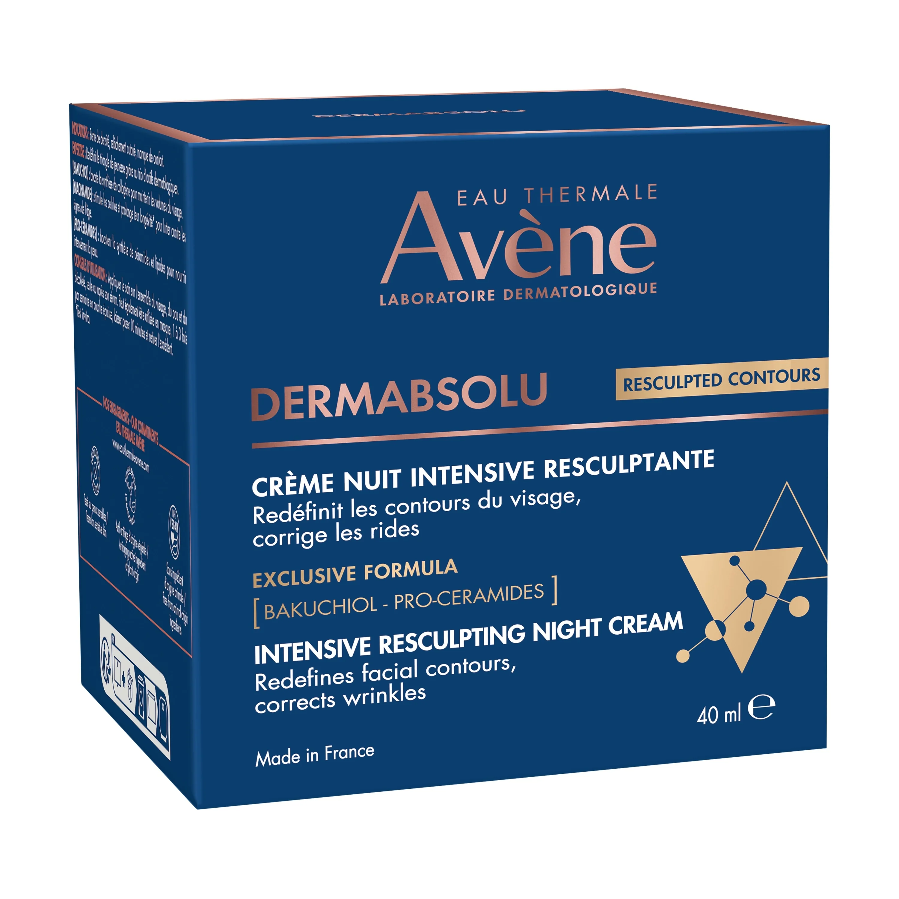 DermAbsolu Creme Noturno Remodelador Intensivo - Tratamento facial noturno global, tratamento facial noturno antirrugas