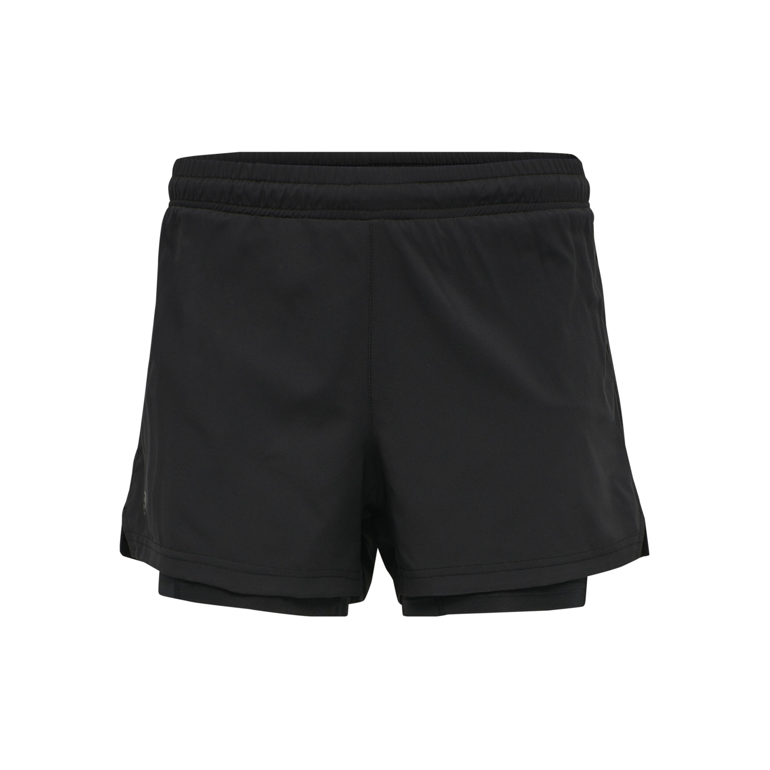 2in1 Shorts Damen - Schwarz