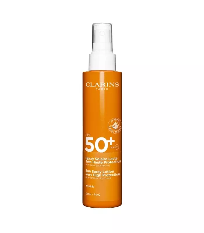 SPRAY SOLAIRE LACTÉ TRÈS HAUTE PROTECTION CORPS SPF50+ Spray Solaire non gras, toucher sec