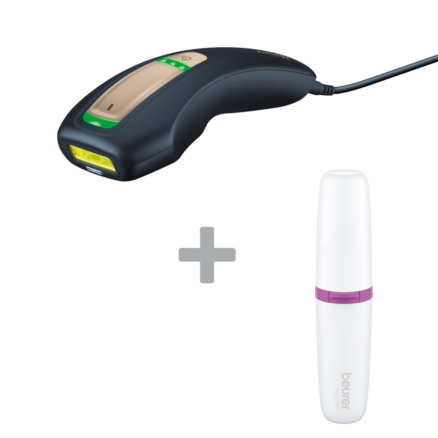 Beurer IPL 5800 Pure Skin Pro Black & HL 16-Das perfekte Duo für sorgenfreie Haarentfernung