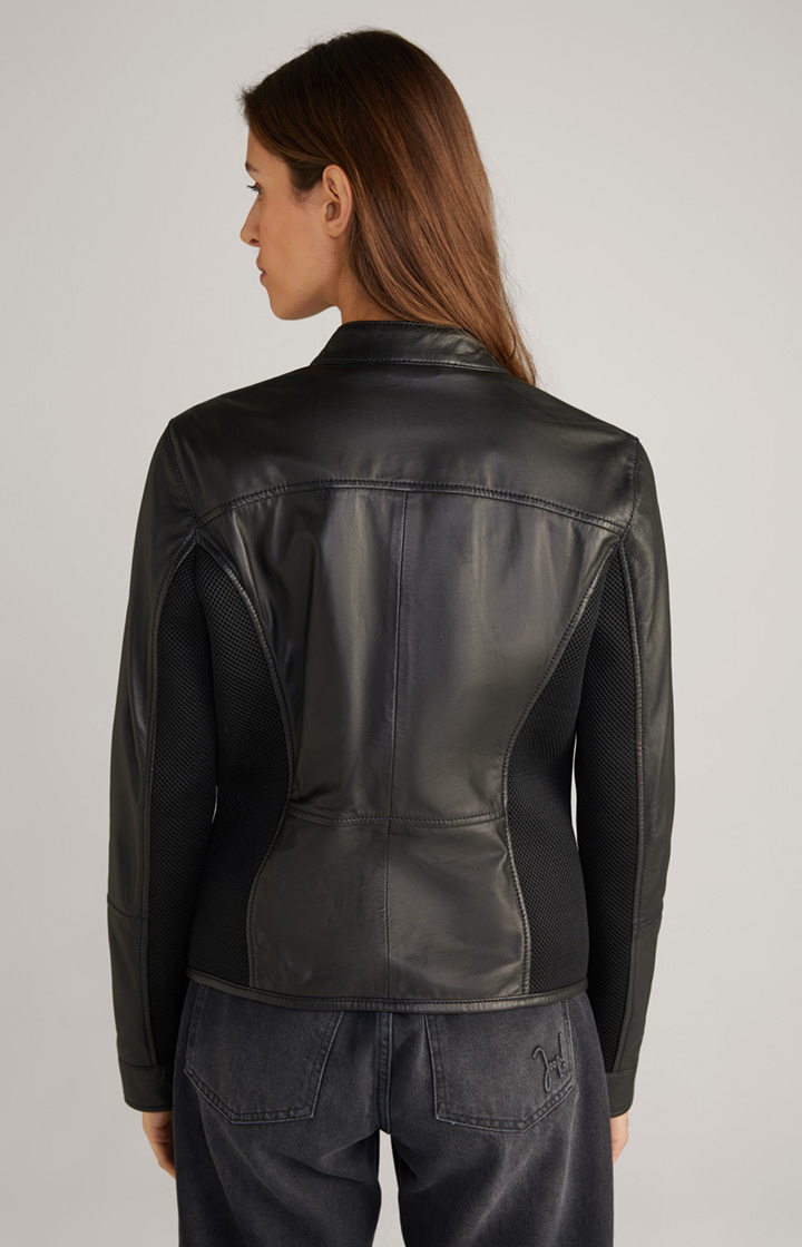 Lederjacke in Schwarz