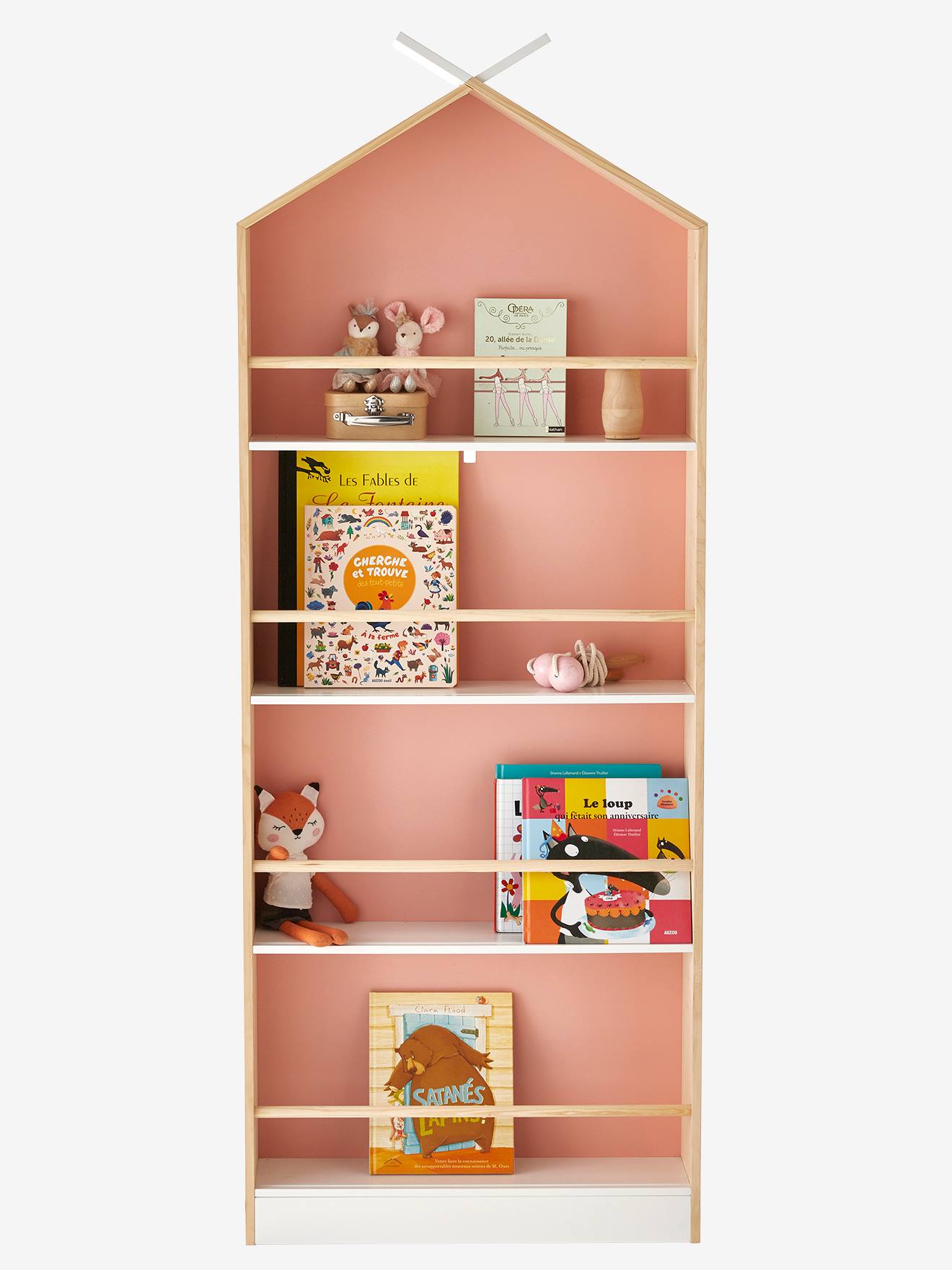 Vertbaudet Kinder Bücherregal TIPILI - weiß
