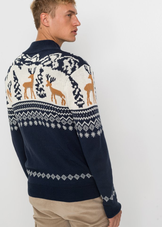 Norweger-Strickjacke