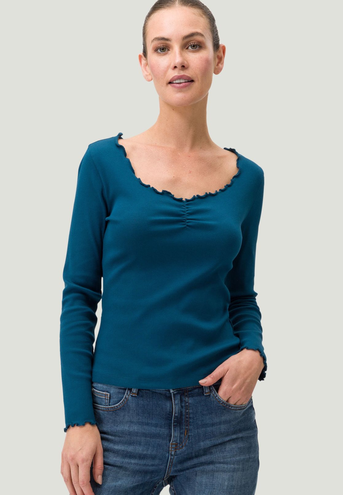 Shirt mit Knopfleiste