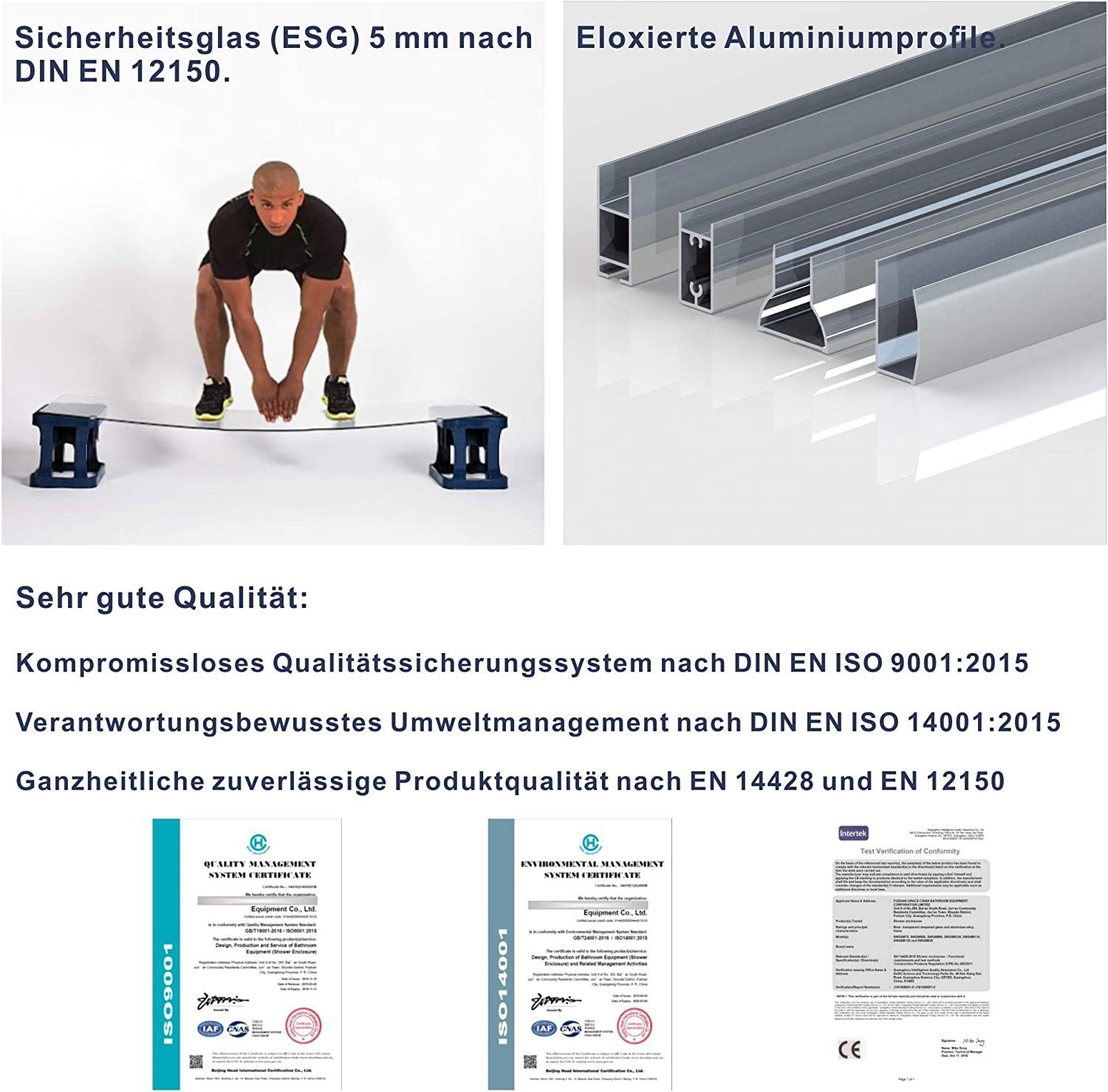 AQUABATOS Badewannenaufsatz Badewannenaufsatz Duschwand Duschabtrennung faltbar