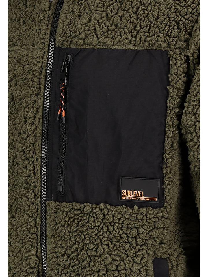 Sublevel Fleecejacke in Khaki günstig kaufen