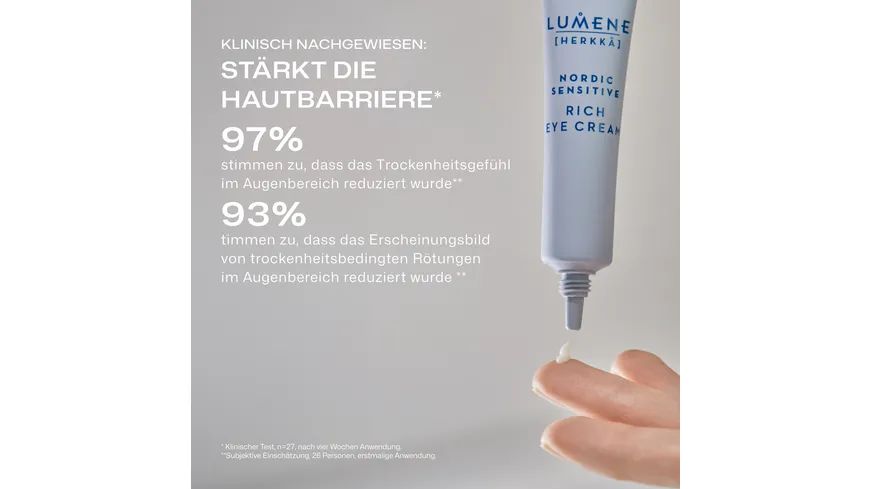 Lumene Nordic Sensitive Rich Eye Cream 15 ml