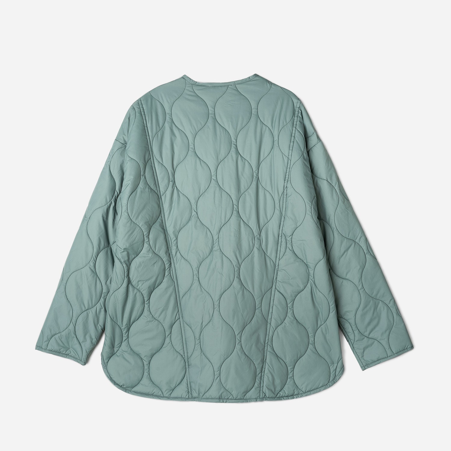 Veste TEXTO vert sauge matelassée
