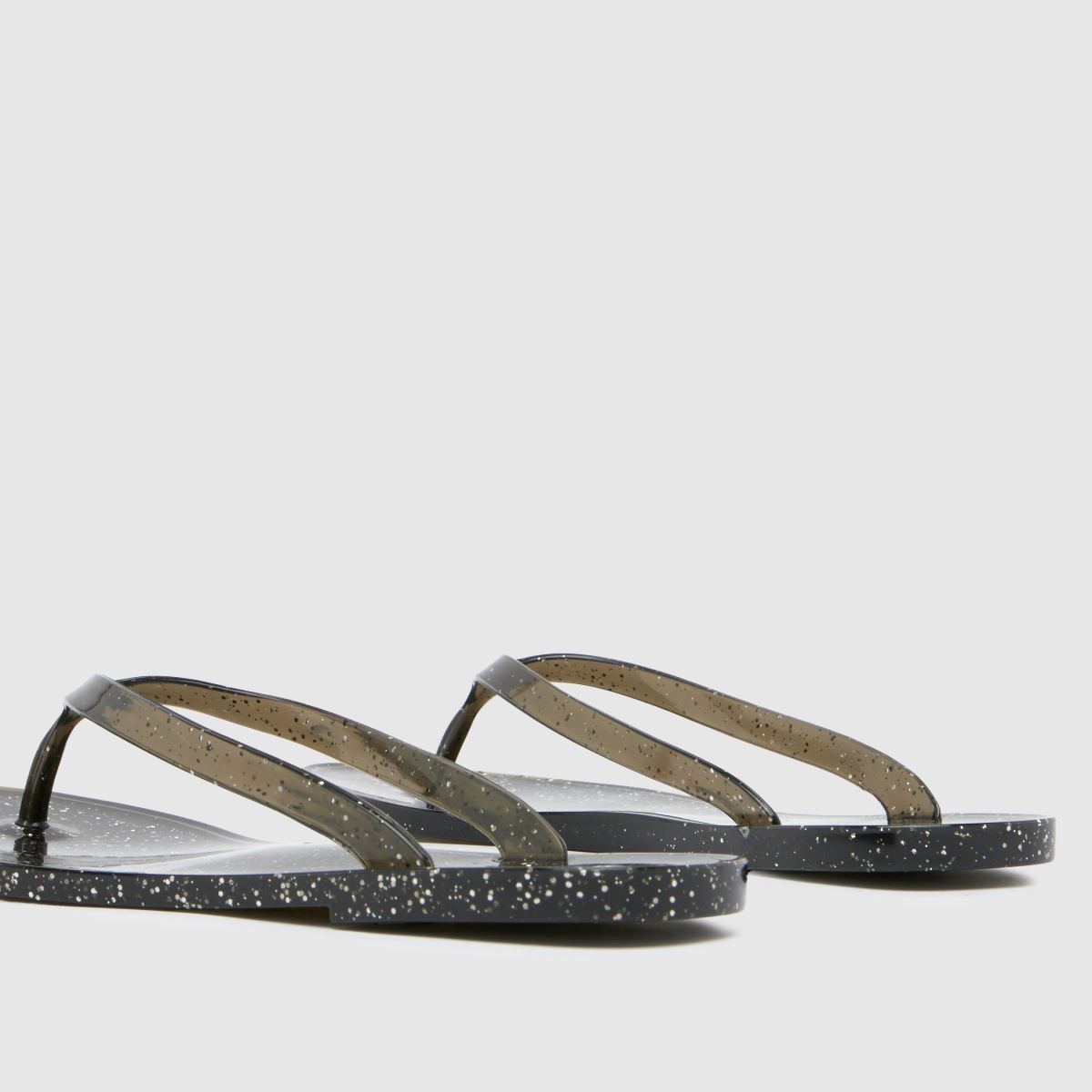JUJU JELLIES – Svarta flip-flop-sandaler