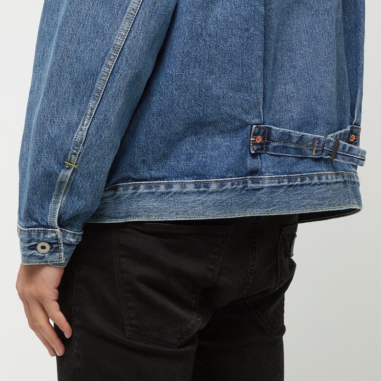 Levi's Type I Trucker Dancing Queen Trucker med indigo - worn in