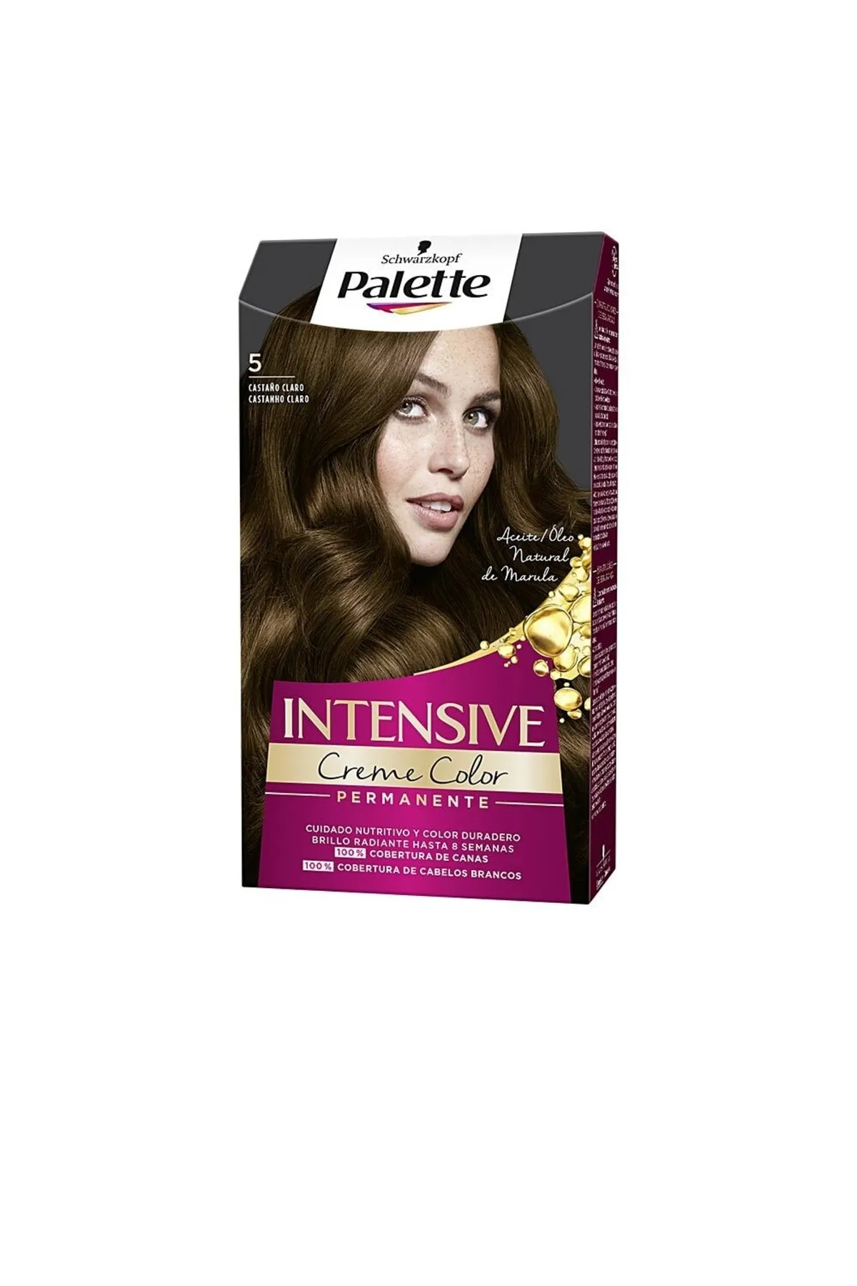 Palette  Haarfarben - Braun - Flüssigkeit