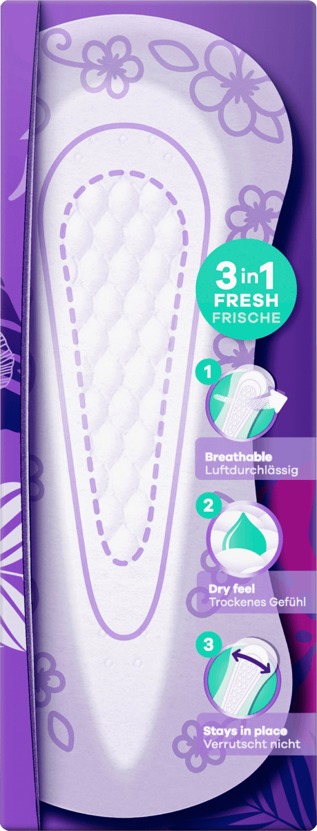 Slipeinlagen Daily Fresh Normal Flexistyle mit Frischeduft BigPack, 54 St