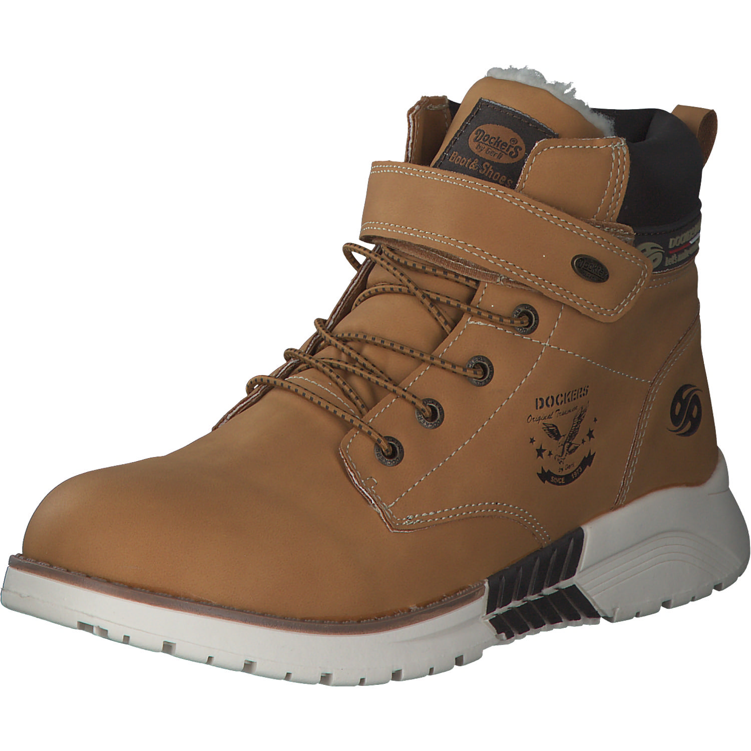 Dockers 47EE702, Sneakers High, Kinder, Braun (Golden Tan)