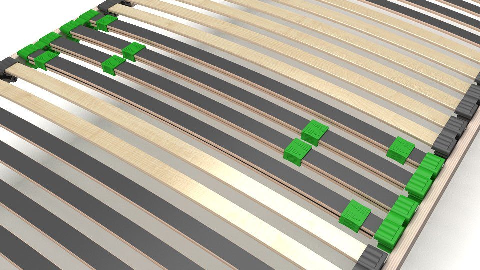 Lattenrost mit Motor Lattenrost 90x200 cm elektrisch verstellbares Kopf- und Fussteil - 2x, Lattenrost2go, Kopfteil motorisch verstellbar, Fußteil motorisch verstellbar, elektrischer Lattenrost, Notabsenkung, Fuss- und Kopfteil verstellbar