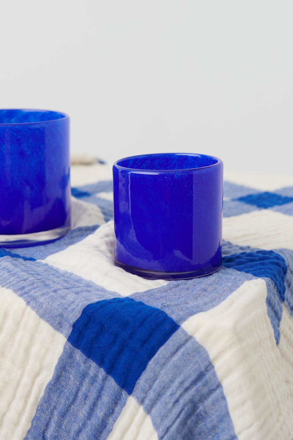 Glass s candle holder